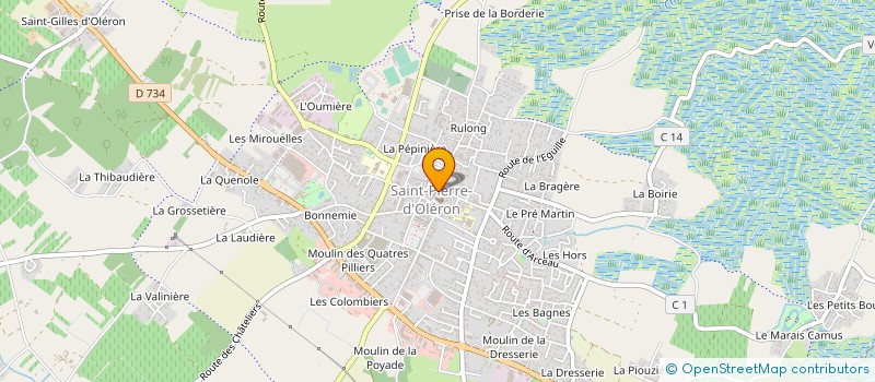 localisation de l'entreprise AEGIR KARI à SAINT-PIERRE-D'OLERON