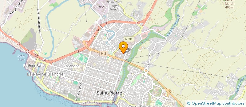 localisation de l'entreprise AEGIS à SAINT-PIERRE