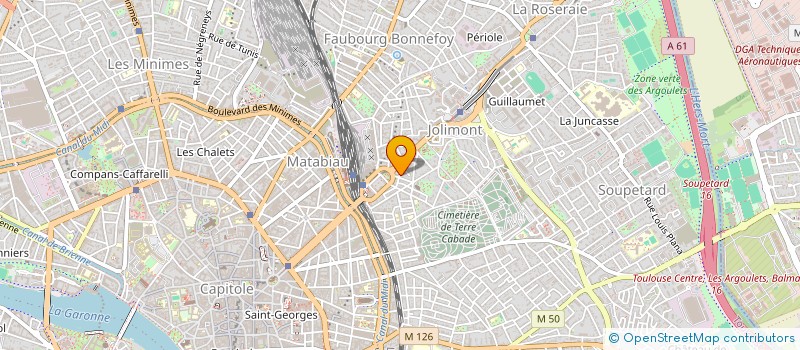 localisation de l'entreprise AEGIS  TOULOUSE