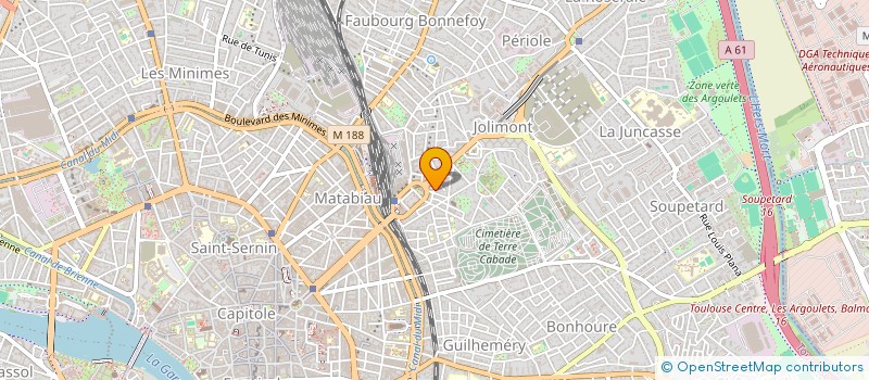 localisation de l'entreprise AEGIS à TOULOUSE