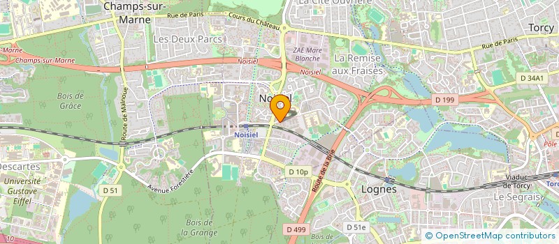 localisation de l'entreprise AEGIS à NOISIEL
