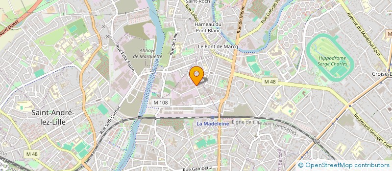 localisation de l'entreprise AEGIS à LA MADELEINE