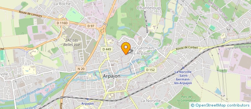 localisation de l'entreprise AEGIS CONSEILS à ARPAJON