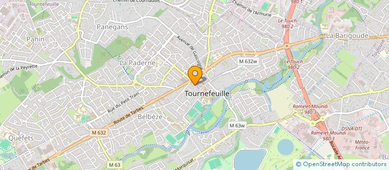 localisation de l'entreprise AEGIS EXPERTISE à TOURNEFEUILLE