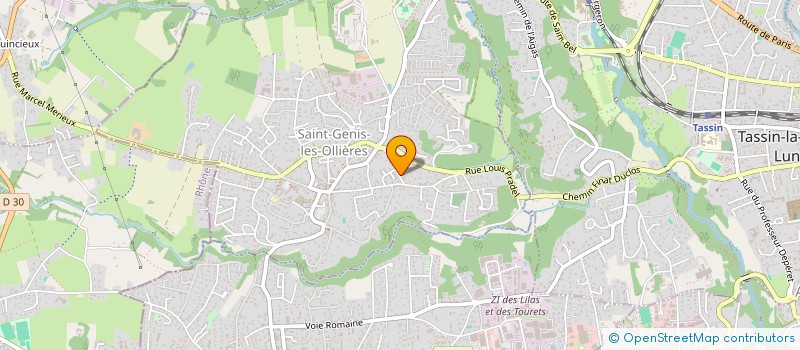 localisation de l'entreprise AEGIS HORIZON  SAINT-GENIS-LES-OLLIERES