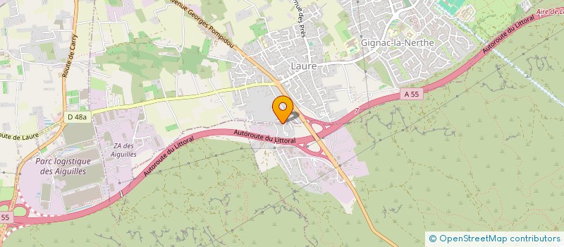 localisation de l'entreprise AEGIS LOCATION  GIGNAC-LA-NERTHE