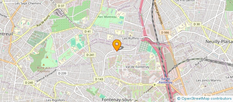 localisation de l'entreprise AEGJ SPORT MANAGEMENT à FONTENAY-SOUS-BOIS