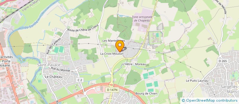 localisation de l'entreprise AEGP ASSOCIATION  SAINT-PAVACE