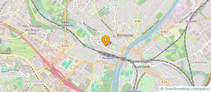 localisation de l'entreprise AEGUUS  PONTOISE