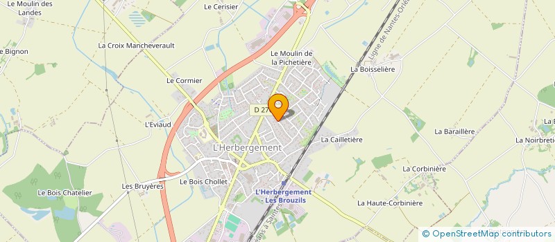 localisation de l'entreprise AEH à SAINT-HILAIRE-DE-RIEZ
