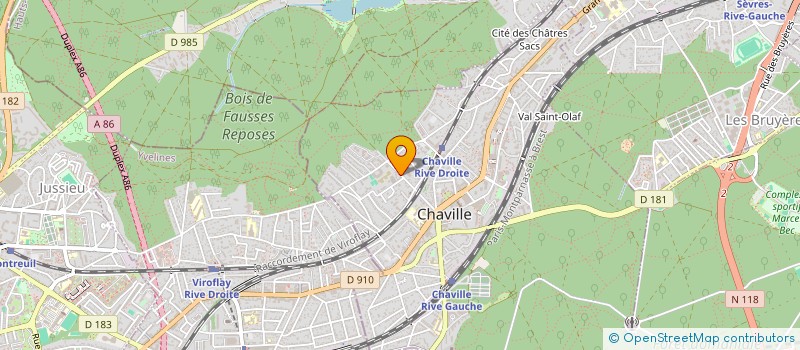 localisation de l'entreprise AEH INTERNATIONAL à CHAVILLE