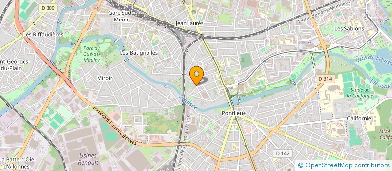 localisation de l'entreprise AEIT à LE MANS