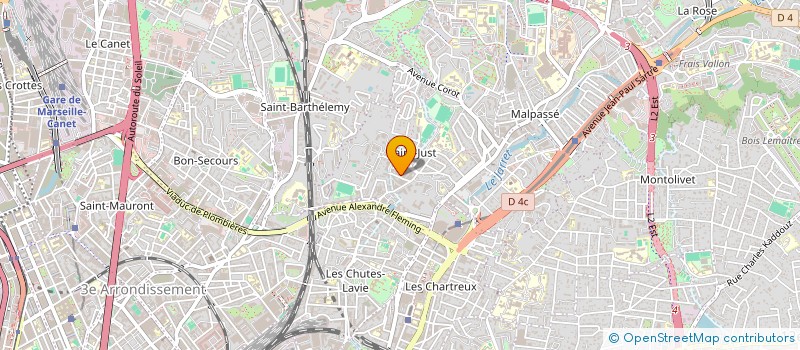 localisation de l'entreprise AEJ à MARSEILLE