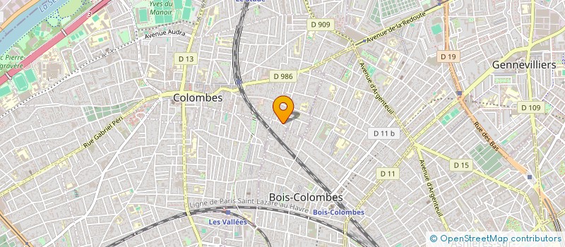 localisation de l'entreprise AEJ DEVELOPPEMENT à COLOMBES