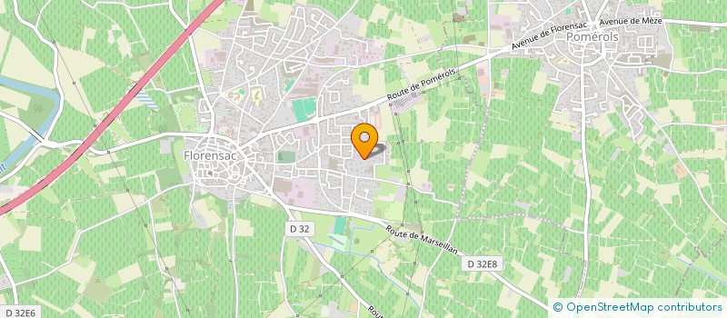 localisation de l'entreprise AEJ RENOVATION  FLORENSAC