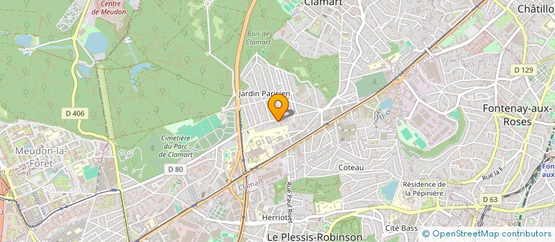 localisation de l'entreprise AEJ SERVICES à CLAMART