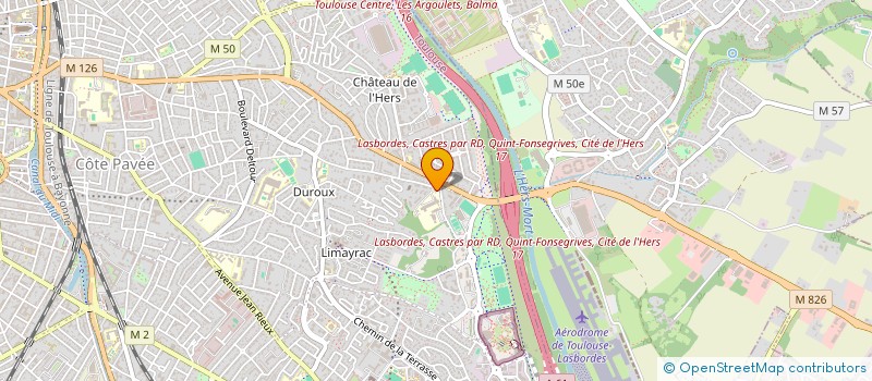 localisation de l'entreprise AEJ2 à TOULOUSE