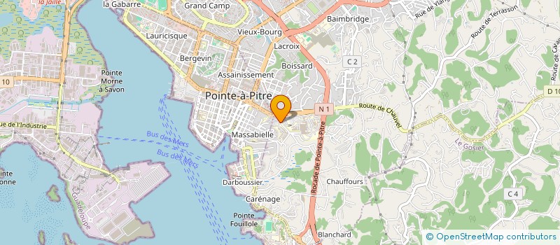 localisation de l'entreprise AEJF ASSOCIATION POUR L'EPANOUISSEMENT DE LA JEUNESSE ET DE LA FAMILLE à LES ABYMES