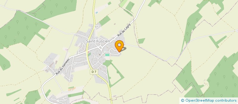 localisation de l'entreprise AEJV à SAINT-FUSCIEN