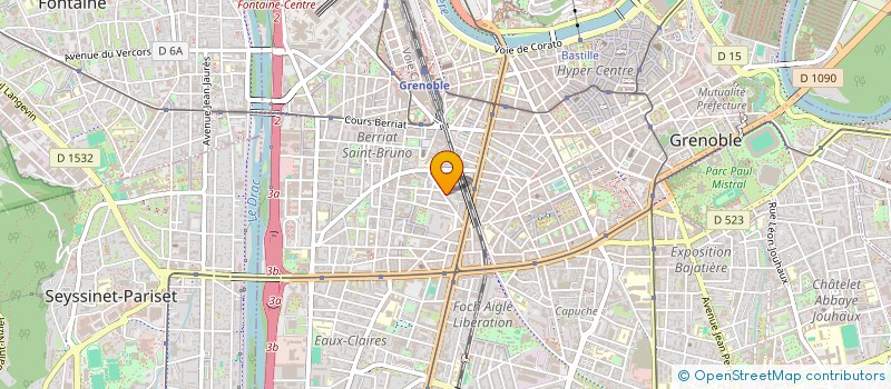 localisation de l'entreprise AEK à GRENOBLE