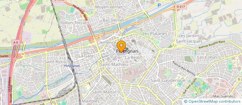 localisation de l'entreprise AEK à PERPIGNAN
