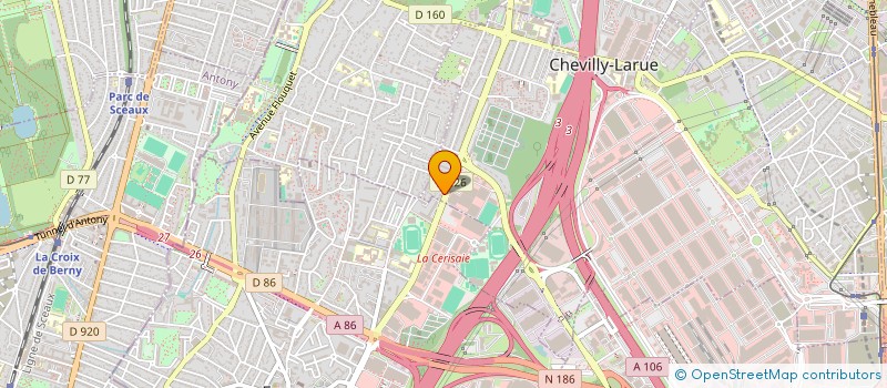 localisation de l'entreprise AEK & AB  CHEVILLY-LARUE