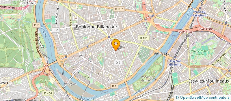 localisation de l'entreprise AEK CHARDON LAGACHE à BOULOGNE-BILLANCOURT