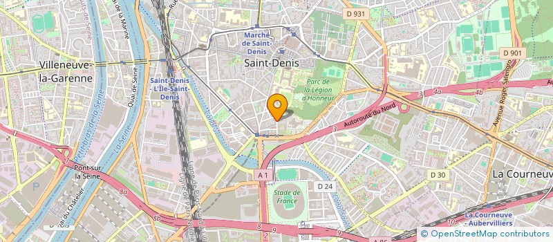 localisation de l'entreprise AEKIC ASSOCIATION DES ETUDIANTS KINES DU CEERRF à SAINT-DENIS