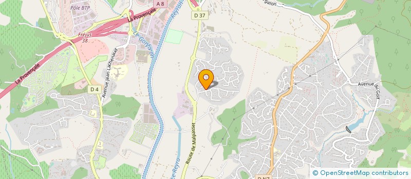 localisation de l'entreprise AEL à FREJUS