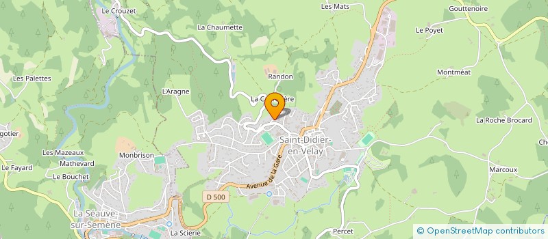 localisation de l'entreprise AEL à SAINTE-SIGOLENE