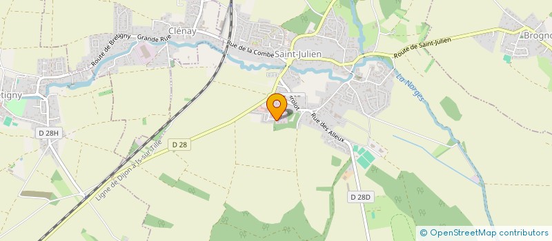 localisation de l'entreprise AEL  SAINT-JULIEN