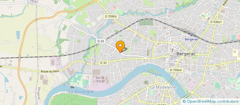 localisation de l'entreprise AEL AUDIT EXPERTISE COMPTABLE LIBERALE à BERGERAC