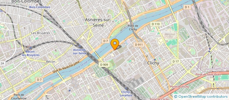 localisation de l'entreprise AEL AUDITION à ASNIERES-SUR-SEINE