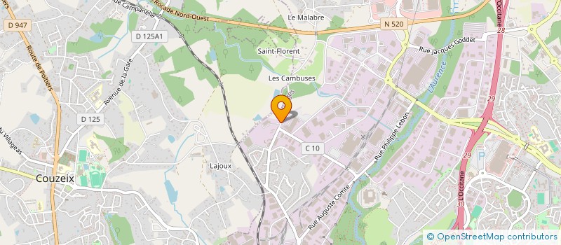 localisation de l'entreprise AEL ENR à LIMOGES