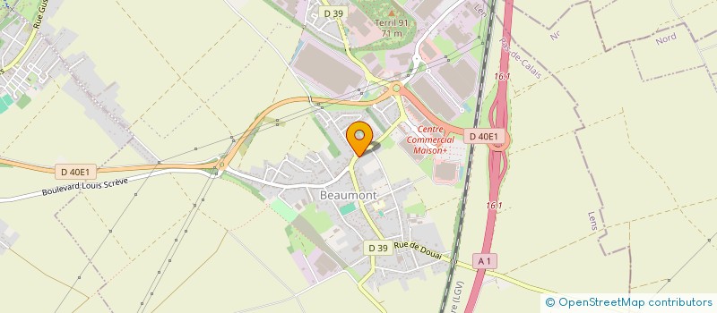 localisation de l'entreprise AEL ETANCHEITE  HENIN-BEAUMONT