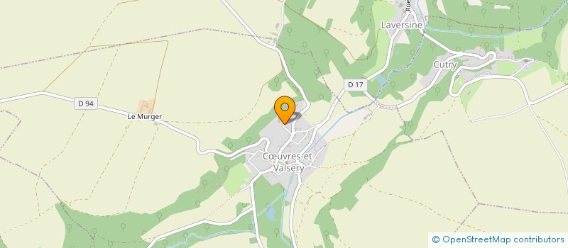 localisation de l'entreprise AEL MIROITERIE ET FERMETURE  CUVRES-ET-VALSERY