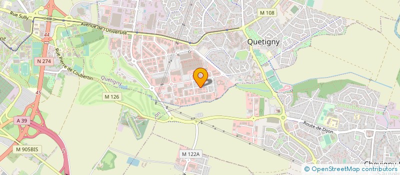 localisation de l'entreprise AEL21 à QUETIGNY
