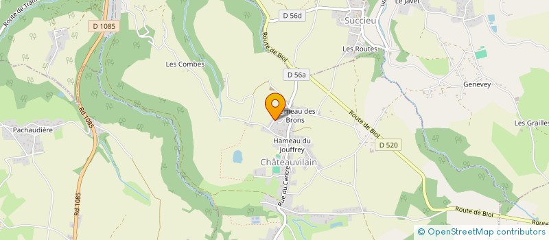 localisation de l'entreprise AELA  CHATEAUVILAIN