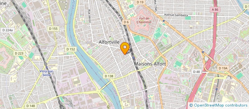 localisation de l'entreprise AELHION à ALFORTVILLE