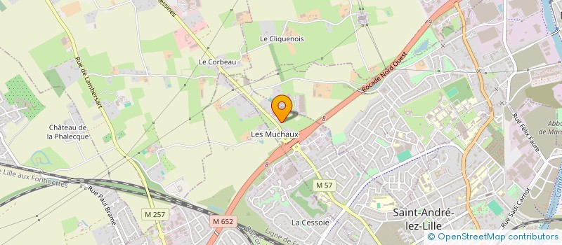 localisation de l'entreprise AELIA ENVIRONNEMENT ET INGENIERIE à SAINT-ANDRE-LEZ-LILLE