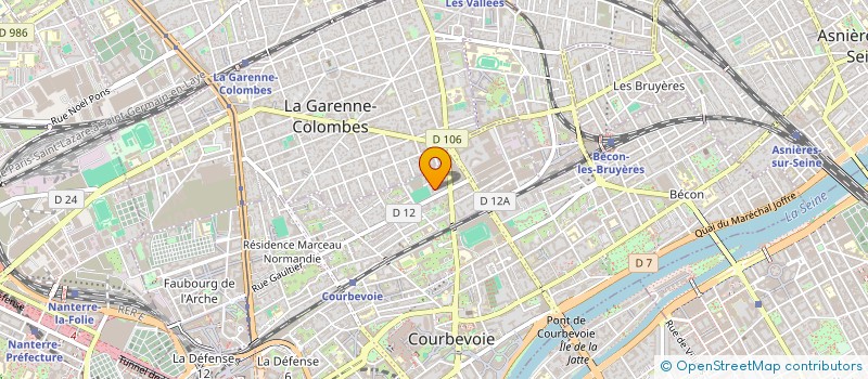 localisation de l'entreprise AELIDE PRODUCTION à COURBEVOIE