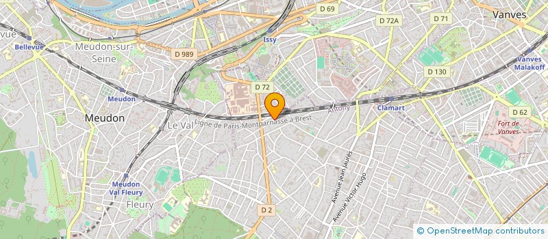 localisation de l'entreprise AELIG SAILING à CLAMART