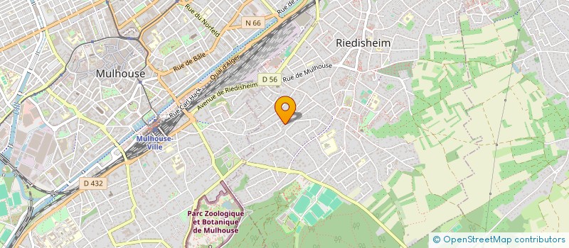 localisation de l'entreprise AELIOS  MULHOUSE