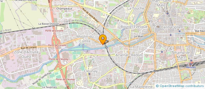 localisation de l'entreprise AELIS GROUPE à RENNES