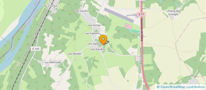 localisation de l'entreprise AELITA à COSNE-COURS-SUR-LOIRE