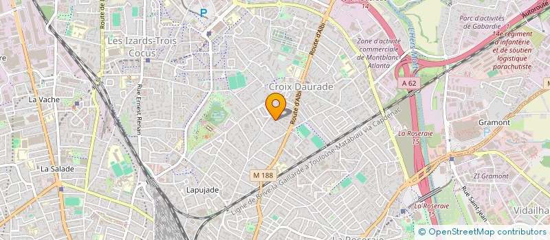 localisation de l'entreprise AELIUS à TOULOUSE