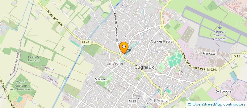 localisation de l'entreprise AELK  CUGNAUX