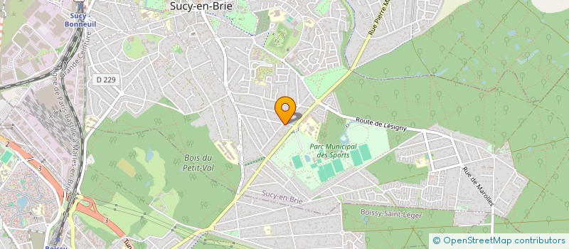 localisation de l'entreprise AELLAB  SUCY-EN-BRIE