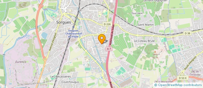 localisation de l'entreprise AELLUSION  SORGUES