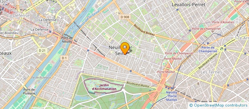 localisation de l'entreprise AELSA CONSEIL FINANCE & PATRIMOINE à NEUILLY-SUR-SEINE